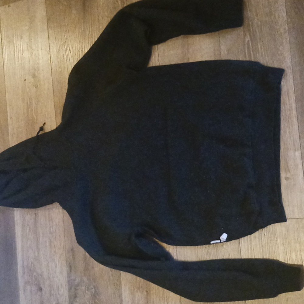 EDC Black Graphic Hoodie with Colorful Sleeves Size Small - Picture 10 of 11